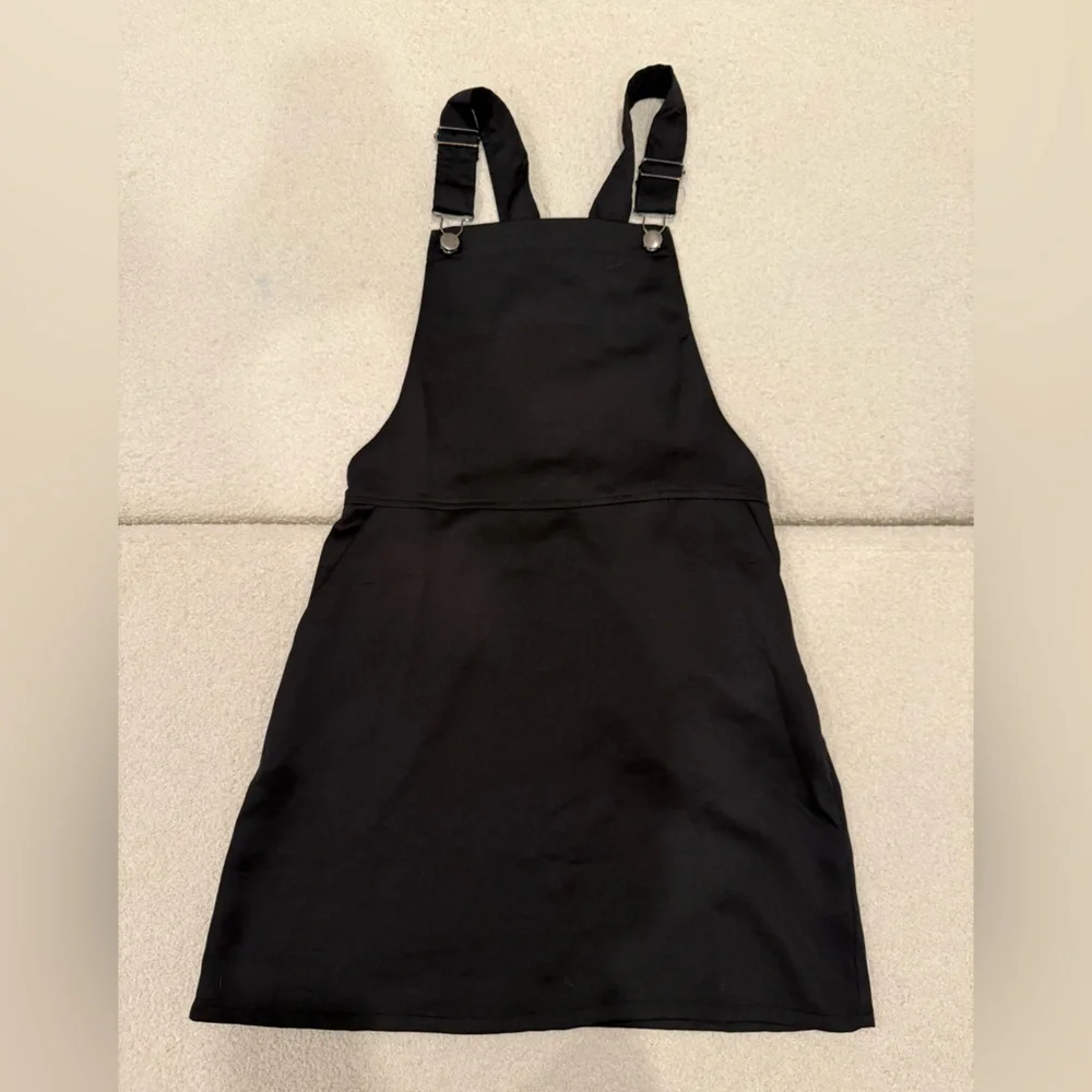 LAST CHANCE (closet clear out) - Fashion Nova Black Overall Dress - Picture 2 of 3